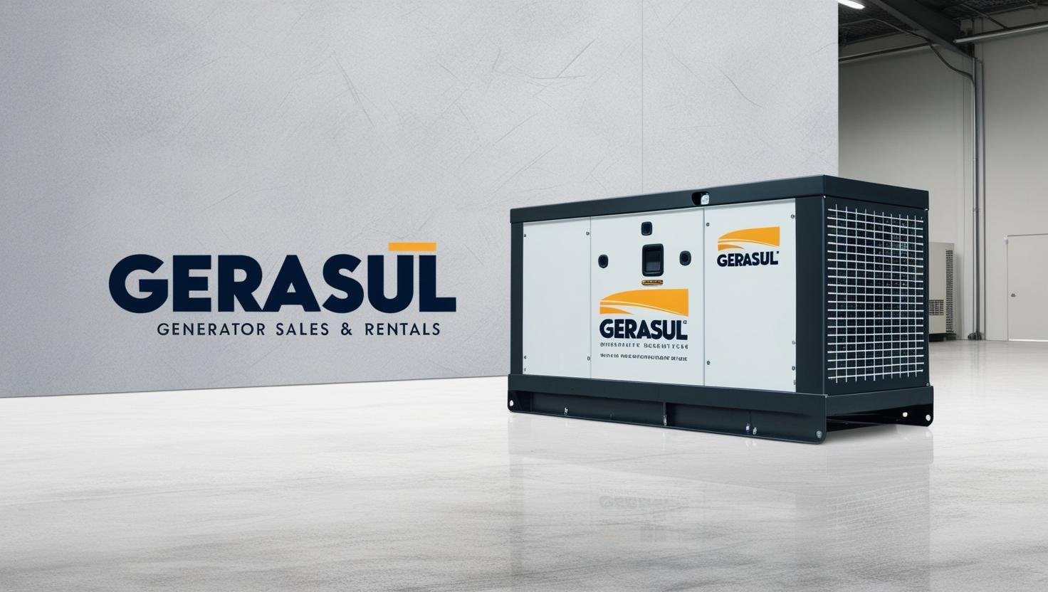 Gerador de energia moderno e silencioso para locação em eventos, obras e empresas - Gerasul Alagoas